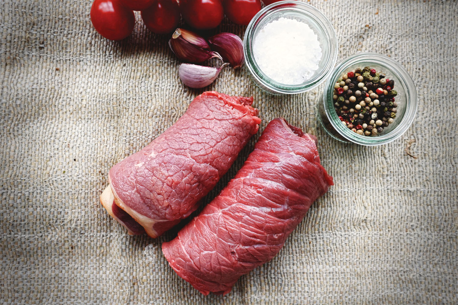 Rouladen vom Rind in Bio-Qualität - 2 Stück (500g) » NaturGut Stahlbrode