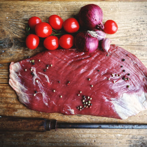 Flanksteak vom Rind in Bio-Qualität