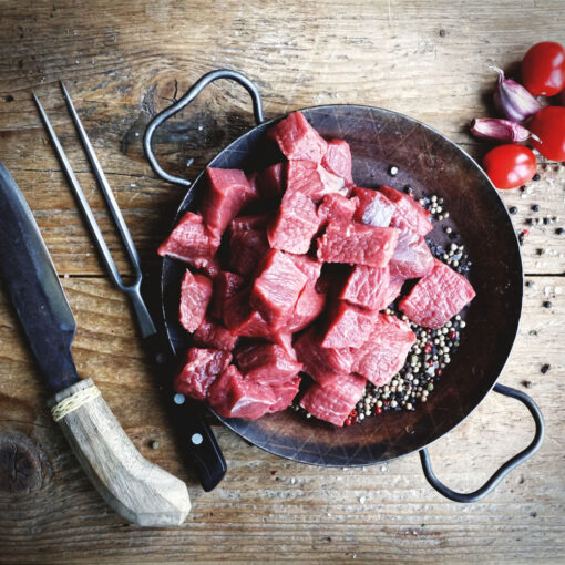 Gulasch vom Rind in Bio-Qualität