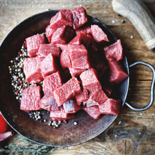 Gulasch vom Rind in Bio-Qualität