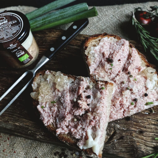 Bio Frühstücksfleisch im Glas